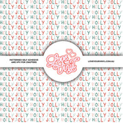 Holly Jolly Christmas Patterned Vinyl LYV_2511
